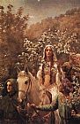 John Collier Guinevere's Maying painting